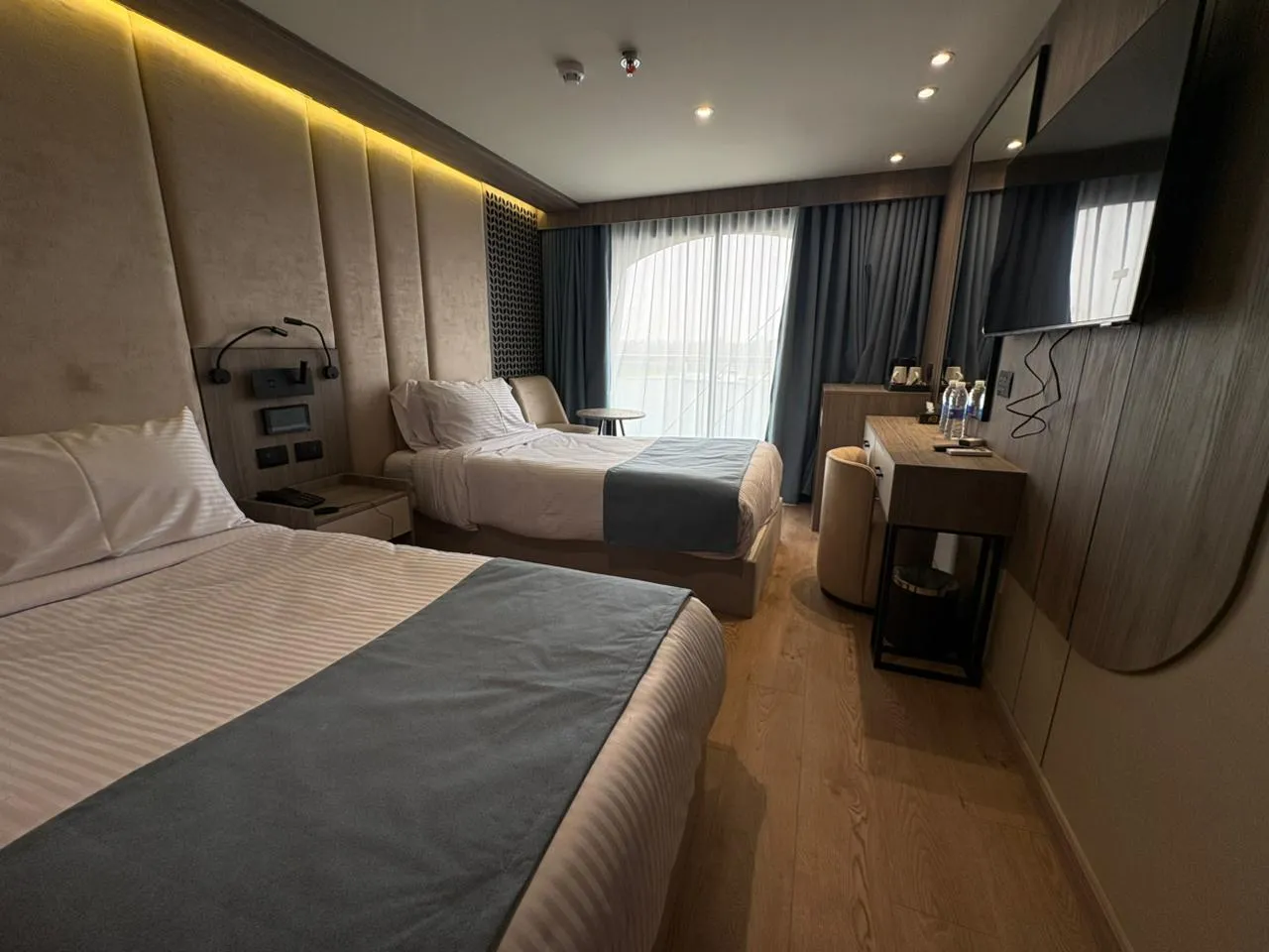 Cabin aboard the Royal Princess Amira Nile cruise